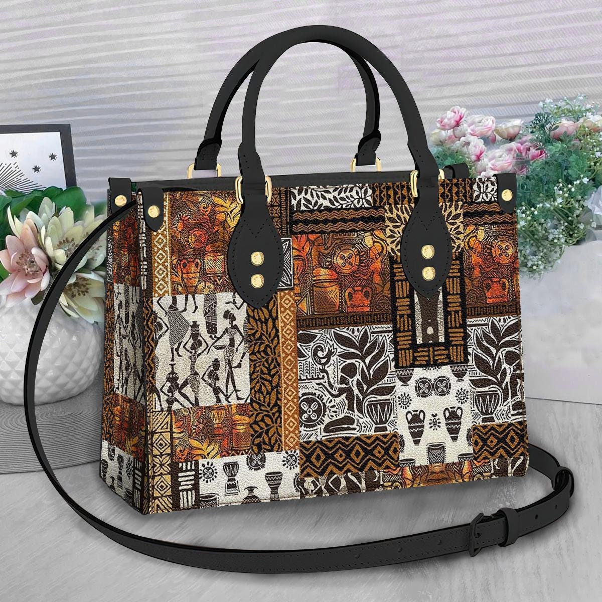 Africa Leather Bag