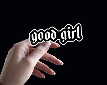 Good girl sticker Booktok sticker, Spicy book, Smutty book sticker 2 Pack Kindle stickers, Book lover gift, Bookish Dark romance Tumbler Car