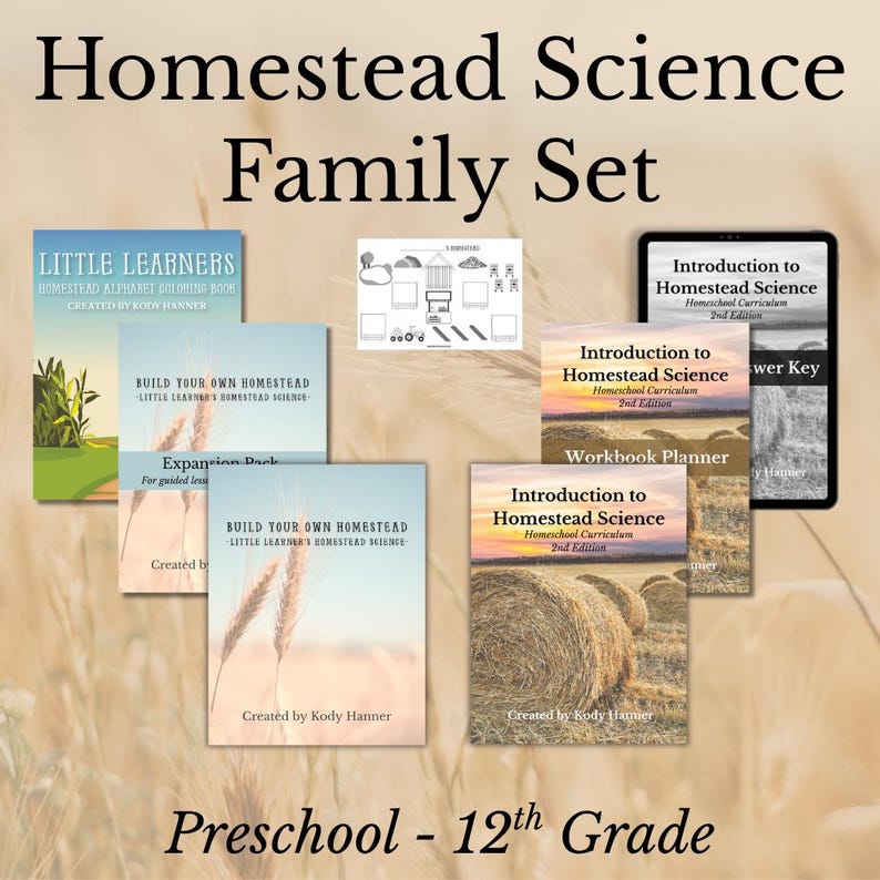 Homestead Science Family Set - Etsy