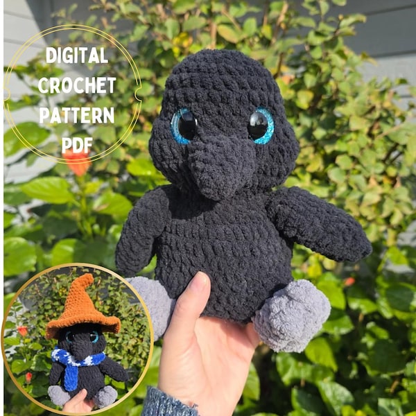Rowena the Raven Häkelanleitung PDF *kein fertiges Produkt*