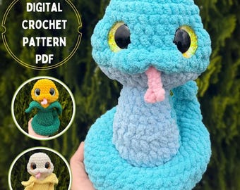 Sally l'idiot serpent au crochet MOTIF NUMÉRIQUE PDF *article non fini*