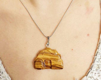 Empty Tomb Necklace I Pendant of the Empty Tomb Grave I He is Risen Necklace IFaith Gifts | Baptism | Confirmation | Encouragement | Easter