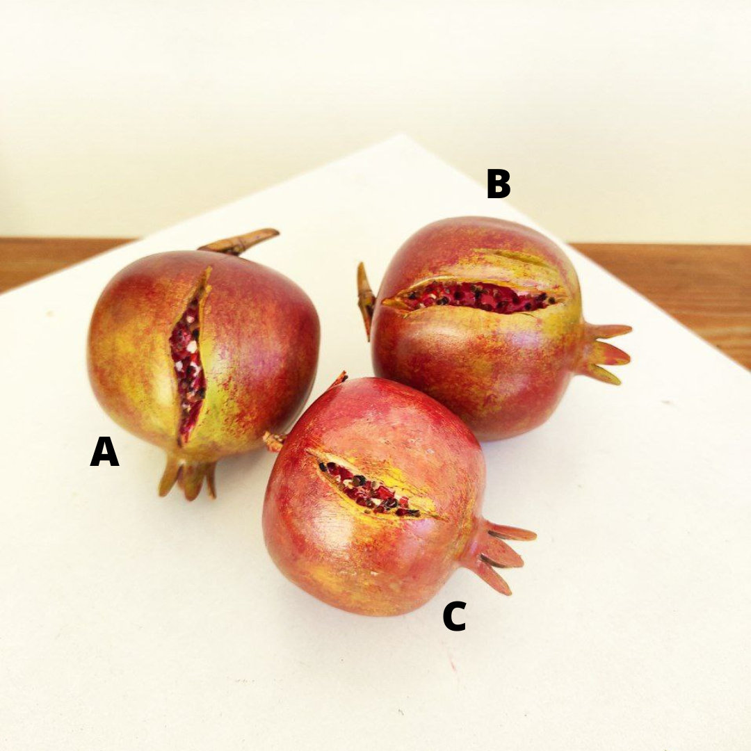 20 Pezzi Mini Melograni Finti - Decorazioni Artificiali Per Matrimonio, Natale, Casa - Foto 6