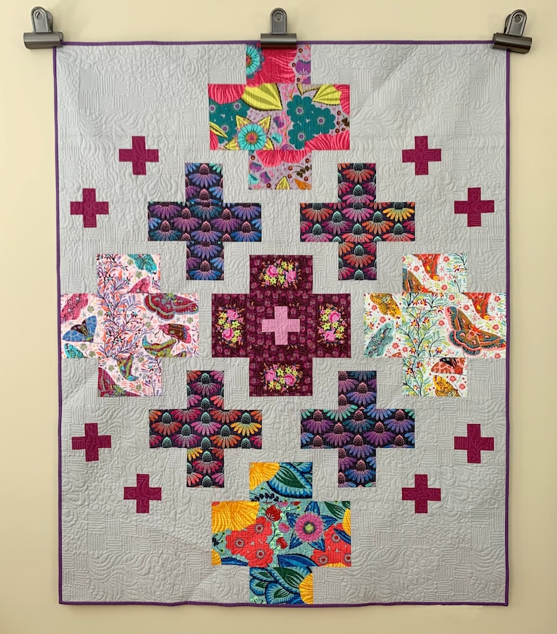 PDF Pretty in Pluses Beginner Quilt Pattern, by Michelle Cain of From Bolt to Beauty image 3