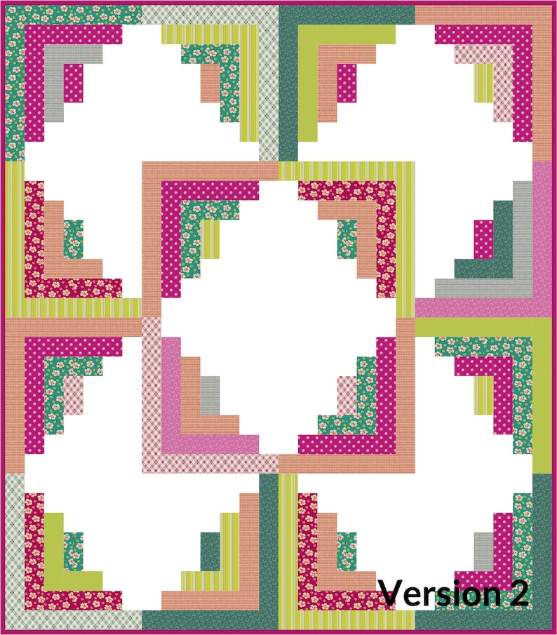 PDF Still Pretty Simple Jelly Roll Quilt Pattern, by Michelle Cain of From Bolt to Beauty image 3