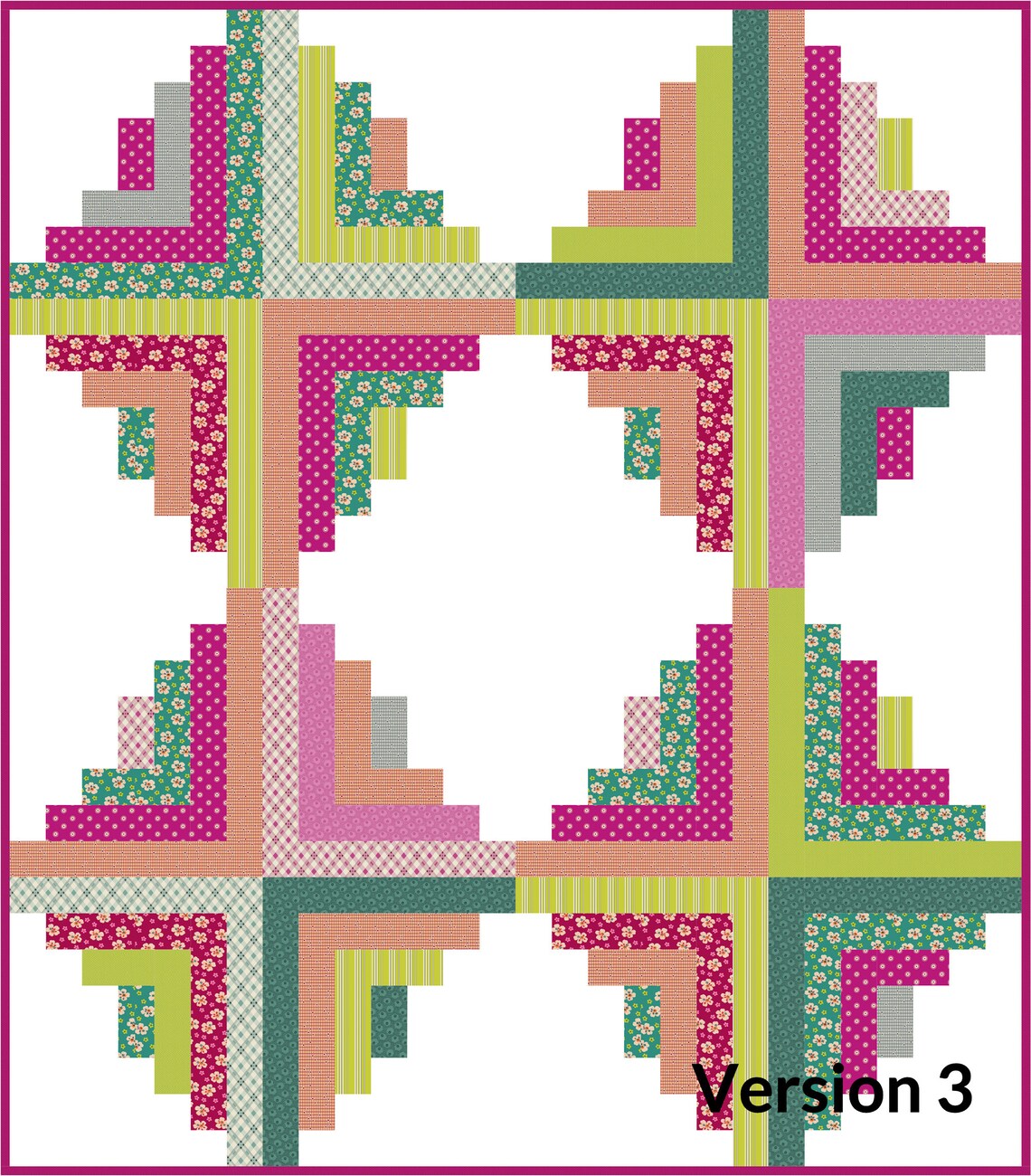 PDF Still Pretty Simple Jelly Roll Quilt Pattern by Michelle Etsy