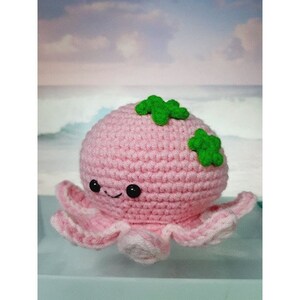 Handgemaakte octopus, gehaakte octopus, kleurrijke octopus, zeedieren, handgemaakte zeedieren, zeedieren, schattige octopus, valentijnscadeau