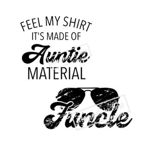 Aunt & Uncle SVG Sublimation PNG JPEG