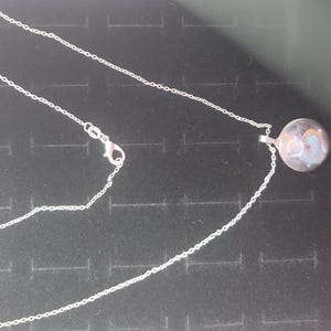 Piccola collana rotonda glitterata