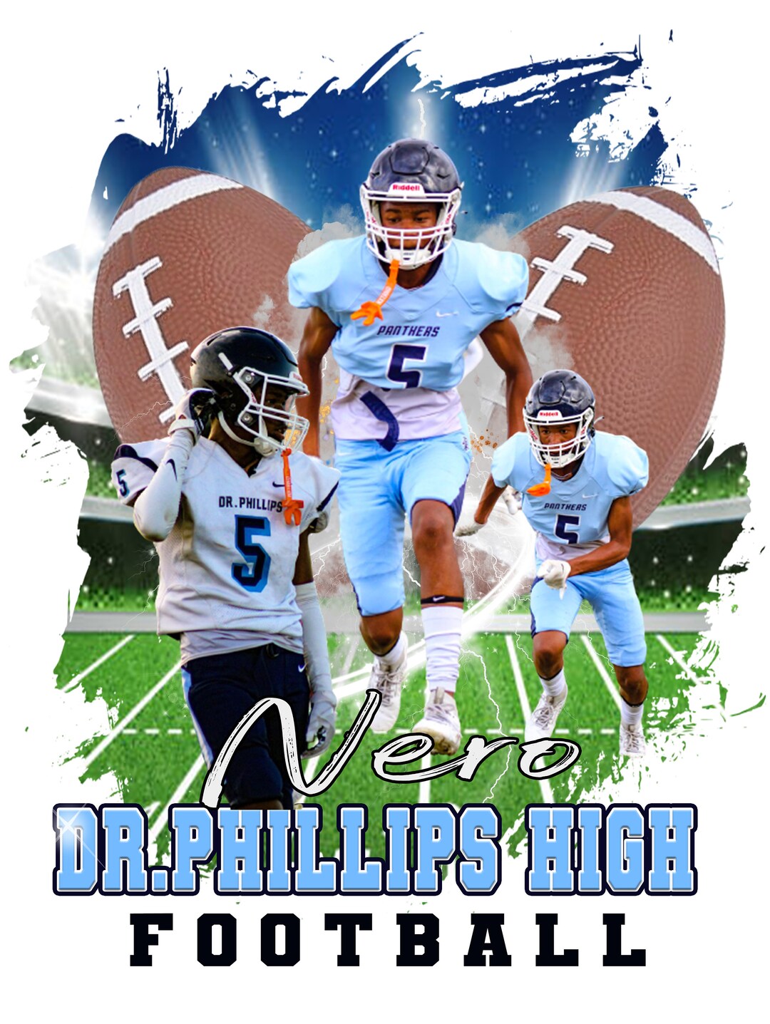 Personalized Football Shirt SENIOR Night, Custom Shirt, Football Shirt,class OF 2025, Senior