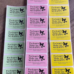 Happy Mail Stickers/ Assorted Labels/ Shipping Labels- 100 - Etsy