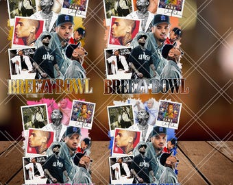 BREEZY BOWL xx CHRIS Brown PnG Bundle, shirt design , Chris brown png, concert ready, custom shirt Instant Download only