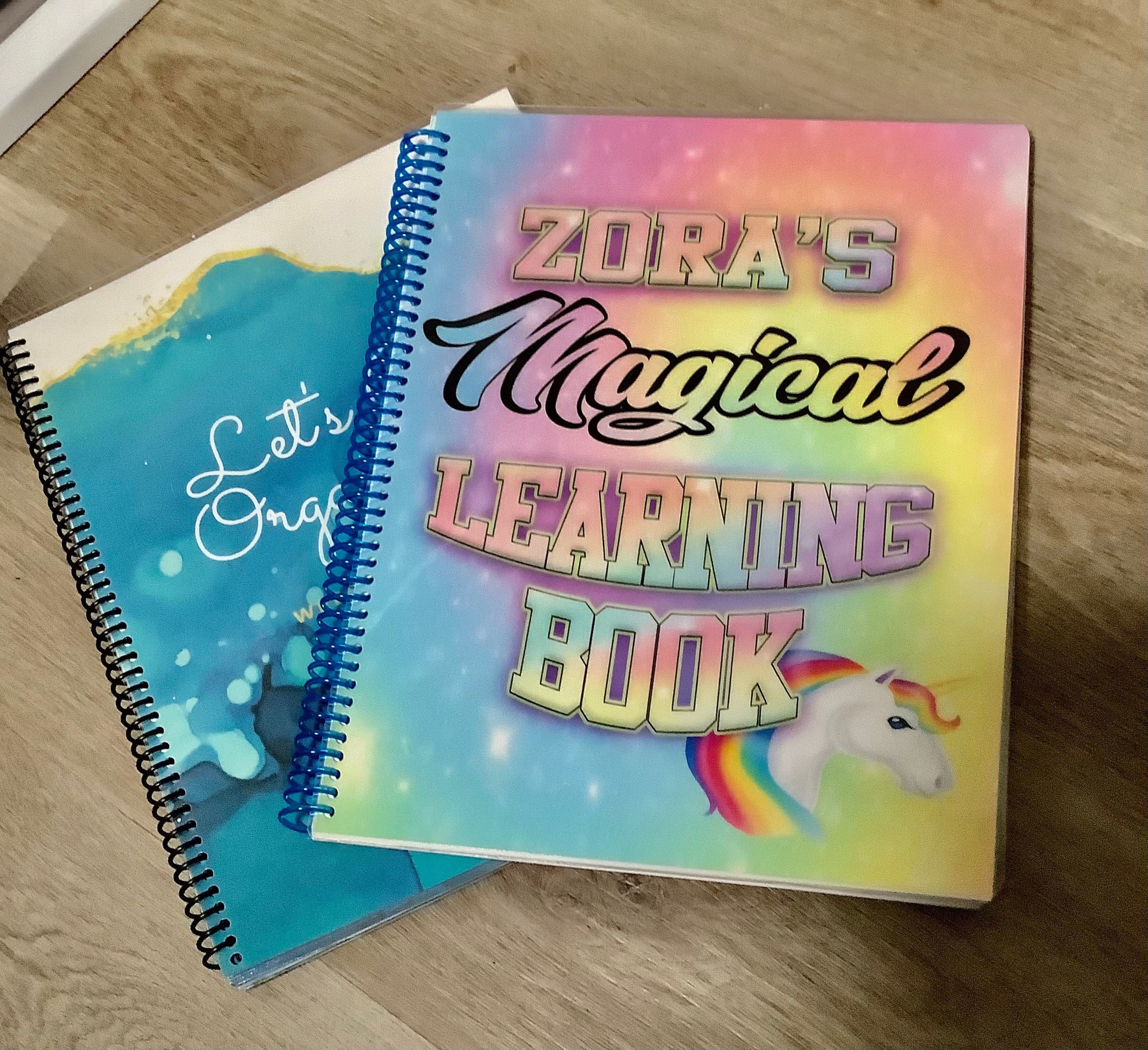Learning Journal/book Custom Kids Learning Journal| Let's Learn| Fun Book| Learning-age Level ...