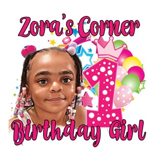Gracies Corner custom PNG, Change name and shirt, age, birthday shirt design- PNG ONLY