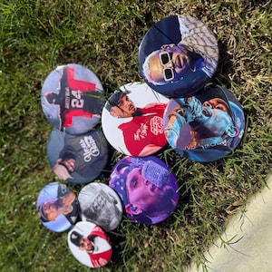 Chris Brown Breezy Tour xx buttons 1.5 inch 2.25  Inch OR 3 Inch Pinback Button, Fan buttons, [8 PACK]