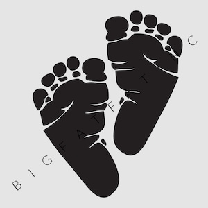 BABY Füße SVG / PSD / Png Sofort Download / Cricut / Silhouette
