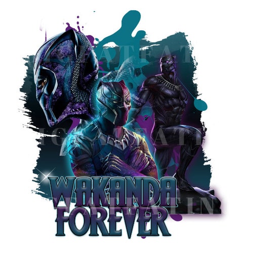 Black Panther WAKANDA FOREVER Sublimation Design-png File - Etsy