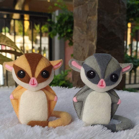 Cute Sugar Glider From Handmade Needles SUGAR GLIDER Felt