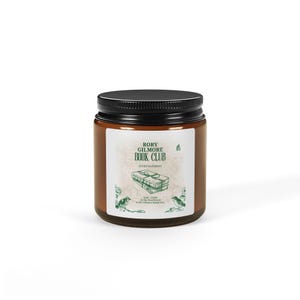Rory Gilmore Book Club Scented Soy Candle (Multi-Size, Amber Jar)