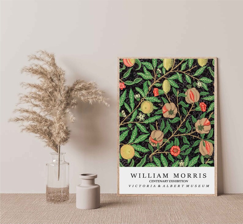 William Morris Exhibition Poster William Morris Print - Etsy
