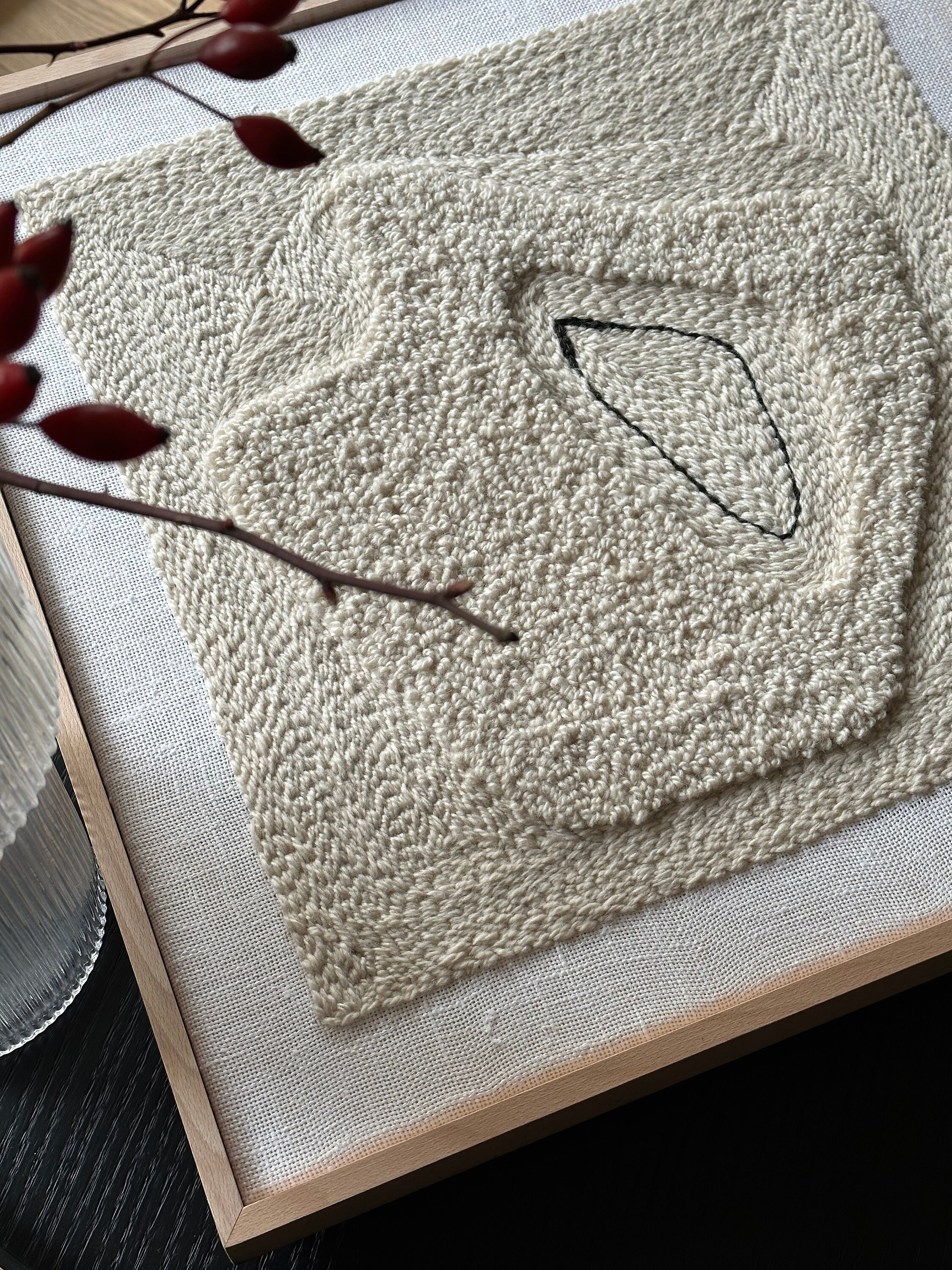 View of Modern Textile Wall Art Decor /neutral Hand/tufted Wall - Etsy