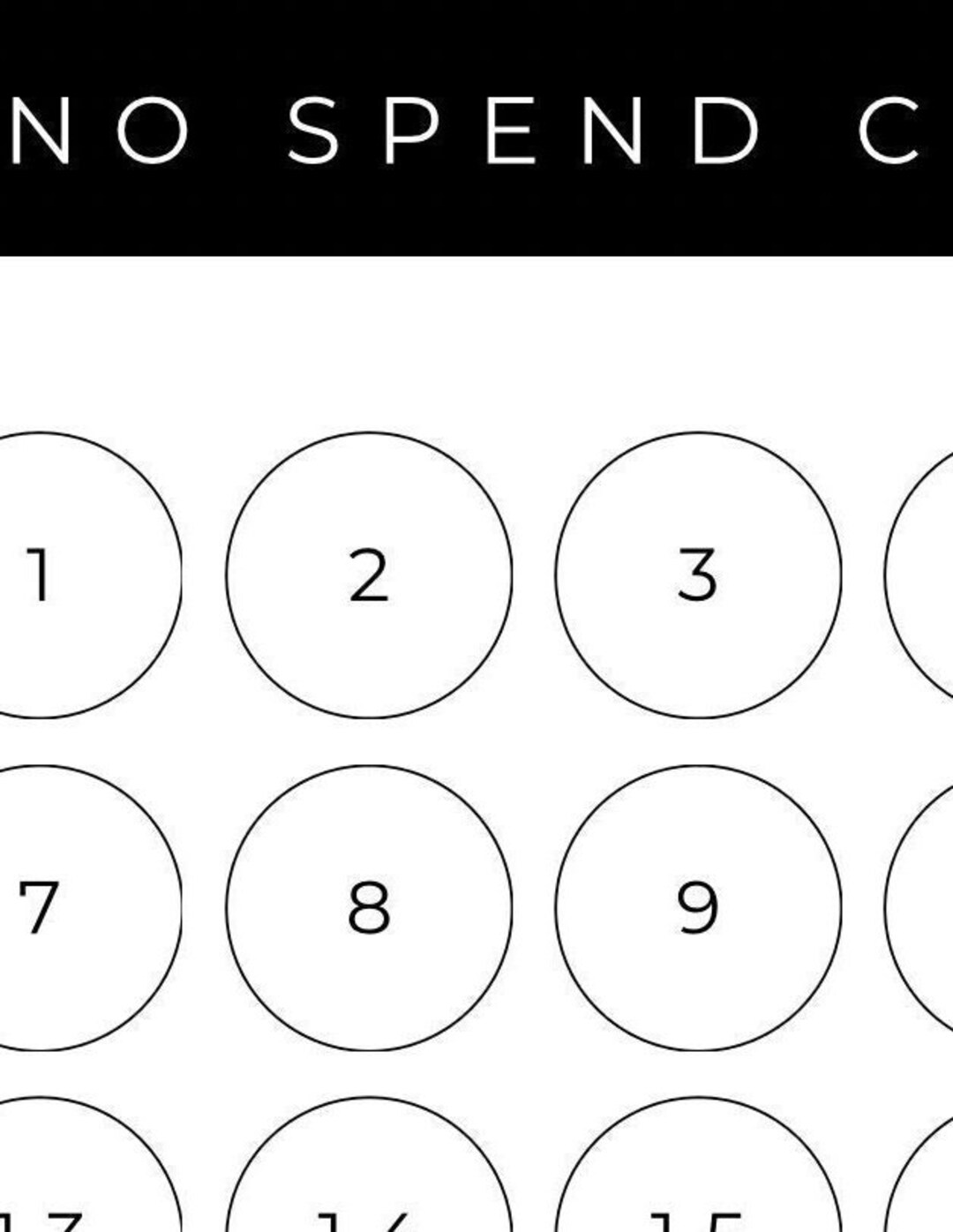 No Spend Challenge Printable Etsy no-spend-challenge-printable-etsy