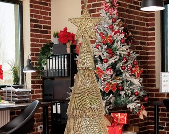 Weihnachtslicht, Adrift Rattan Pendelleuchte, Zeitgenössisch Bio, Bauernhaus, Boho, Bambus Lampenschirm, Rattan Leuchte, Terrasse Pendelleuchte