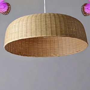 High Quality- Light, Bamboo Pendant Light, Wicker Light, Bamboo Light, Lampshade, Light Fixture, Pendant Lamp, Bamboo Lampshade, Home Decore