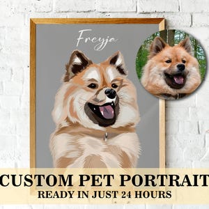 Custom Disney-Cartoon Pet Portrait | Personalized Portraits | Gifts for Birthday, Anniversary & More | Custom Pet Art | Digital and Prints