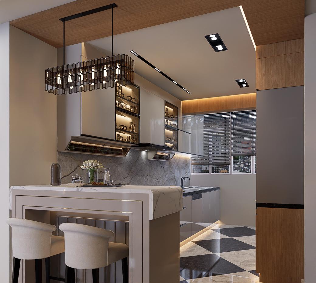 Custom Kitchen 3D Rendering: Interior Design Visualization - Etsy