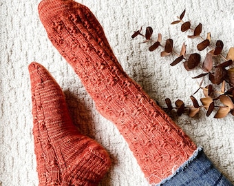 Birchtree Socks || Handmade, handknit, hand-dyed all natural merino wool socks for kids and adults