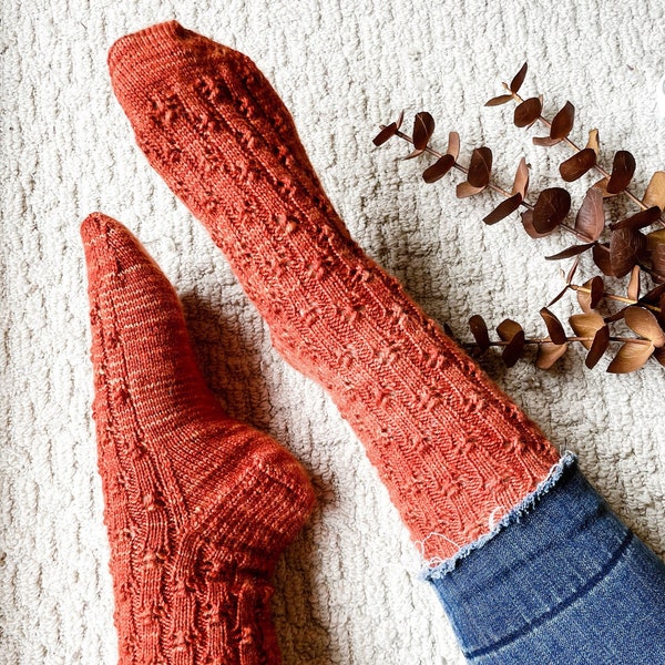 Birchtree Socks || Handmade, handknit, hand-dyed all natural merino wool socks for kids and adults