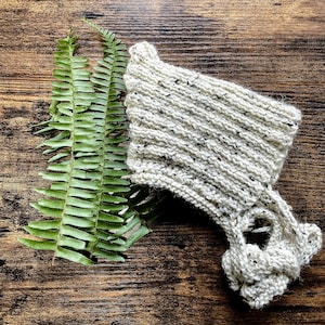 Sweetness || Handmade, Handknit Ribbed Wool Baby Bonnet for newborns to toddlers!
