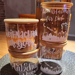 Weihnachtsmarkt to go, Vorratsglas, Weihnachten,Nikolaus