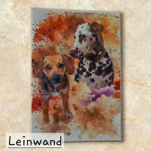 Watercolor Bilderdruck, Personalisiert, Leinwand, Fotopapier  Fotokarton ,Aquarell Papier