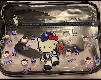 Hello Kitty X Dodgers Clear Bag/tote - Etsy
