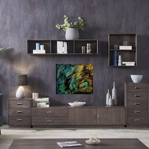 Zeitgenössische abstrakte Malerei in exotischem Acryl