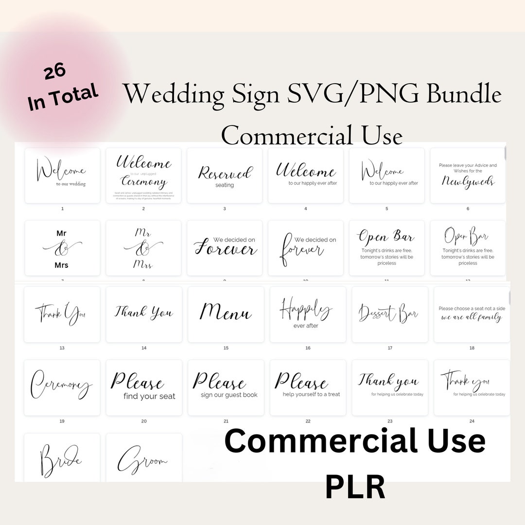 PLR Wedding Bundle, Commercial Use, PLR Digital Products, Plr Templates