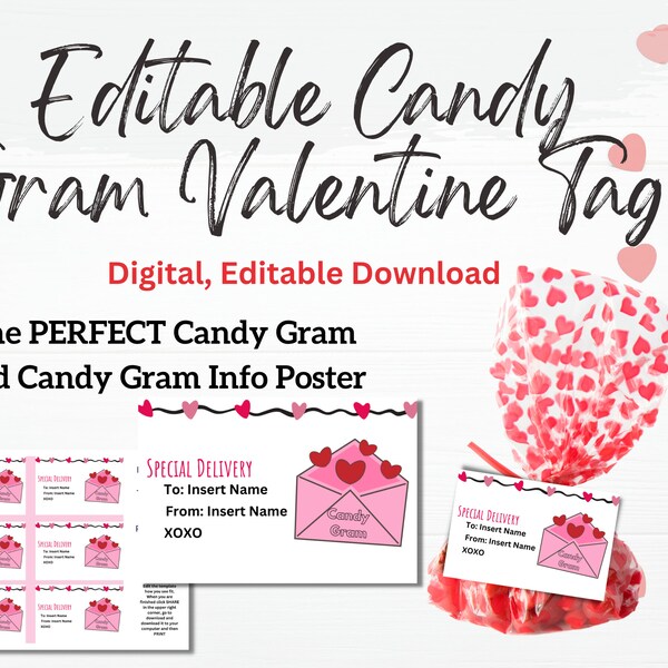 Candy Gram Poster - Etsy
