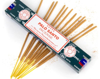 Palo Santo Incense Sticks (12 sticks), incense, Palo Santo, meditation, reiki, chakra, spiritual healing, satya incense