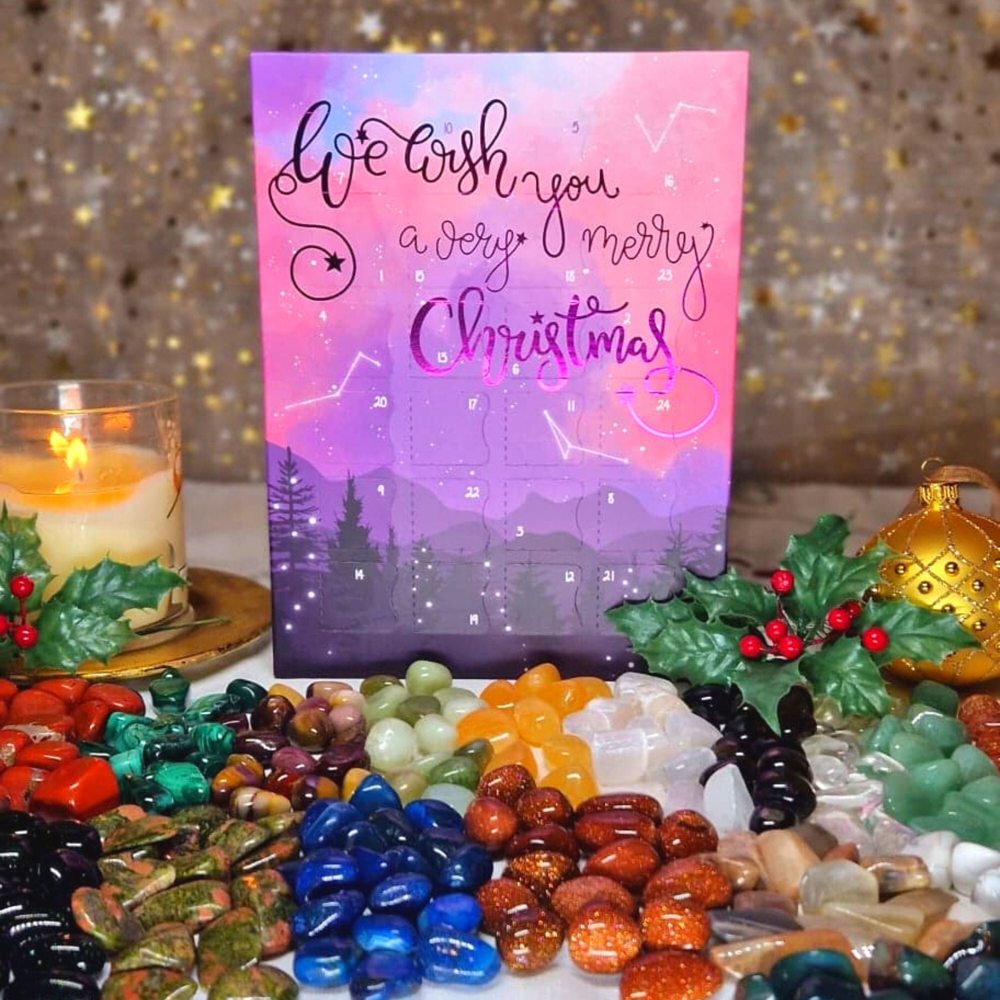 Starry Night Crystal Advent Calendar Starry Night 24 Day Advent