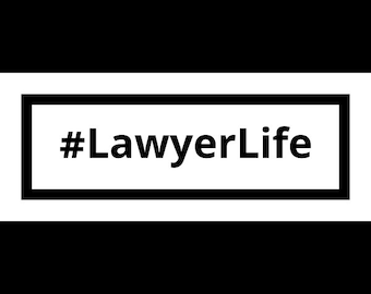 Lawyer Life Vinyl Sticker