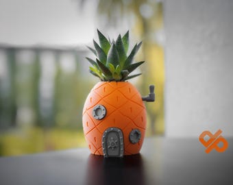Spongebob Squarepants Pineapple House Flower Pot (Indoor) - Gift / Present for fans