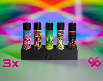 Clipper stand / holder - 5 lighter (present for collectors)