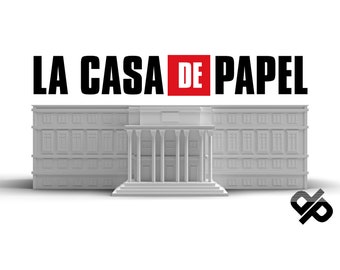 La Casa de Papel / Money Heist "The House of Paper" - Present for Fans (House/ Building Model)