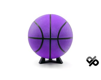 Ball holder / stand – for basketballs, soccer balls, and volleyballs | Display stand | 3D printed from PETG carbon | Gift for sports fans