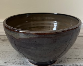 Rustic Glazed Medium Ceramic Bowl | Dinnerware | Pottery | Dining Set | Ceramic Bowl | Mid-Century Rustic Design | Fruit Bowl | Centerpiece