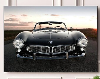 Made in Germany Official iconic BMW 507 Touring Sport Embossed Large Wall Sign 