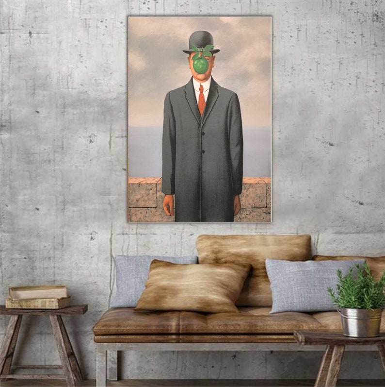 René Magritte Der Sohn des Menschen 1964 Rene Magritte Etsy.de