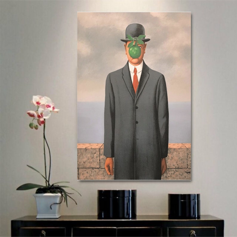 René Magritte Der Sohn des Menschen 1964 Rene Magritte - Etsy.de